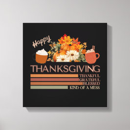 感謝感謝賛美のデザイン キャンバスプリント