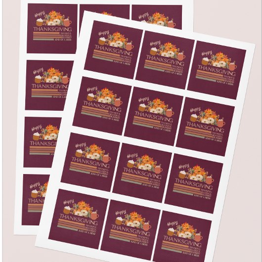 感謝感謝賛美のデザイン スクエアシール