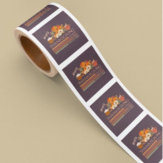 感謝感謝賛美のデザイン スクエアシール