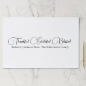 感謝感謝賛美感謝祭ランチョンマット ペーパーパッド (インサイチュ)