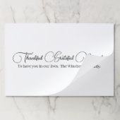 感謝感謝賛美感謝祭ランチョンマット ペーパーパッド (折り畳み)