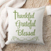感謝感謝賛美感謝祭引用文 クッション (ブランケット)