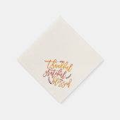 感謝感謝賛美感謝祭引用文 スタンダードカクテルナプキン (角)