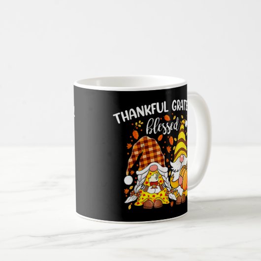 感謝感謝賛美感謝祭秋格言 コーヒーマグカップ (正面右)