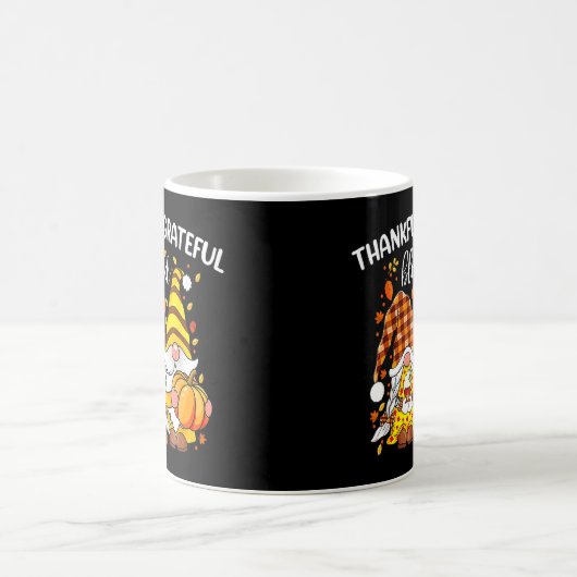 感謝感謝賛美感謝祭秋格言 コーヒーマグカップ (中央)