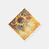 感謝感謝賛美感謝祭秋秋 スタンダードカクテルナプキン (角)