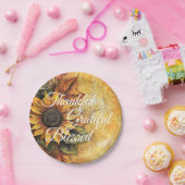 感謝感謝賛美感謝祭秋秋 ペーパープレート (パーティー)