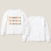 感謝感謝賛美 – 女子秋長袖 (デザイン 正面＆背面)