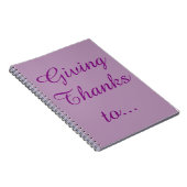 感謝手帳 ノートブック (右側)