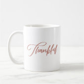 感謝手書きタイポグラフィ コーヒーマグカップ (左)