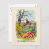 「感謝挨拶」はがき シーズンポストカード (正面/裏面)