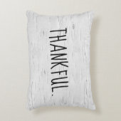 感謝文字オン樺の木ツリーアクセント枕 アクセントクッション (正面(垂直))