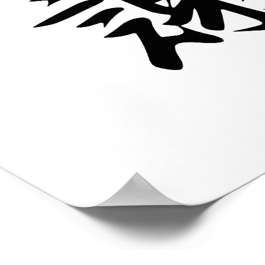 感謝日本のの漢字 – Kansha ポスター (角)