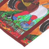 感謝服の七面鳥のテーブルランナー ショートテーブルランナー (コーナー)