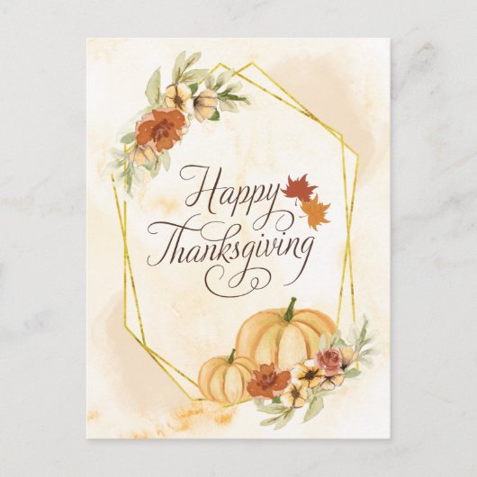 感謝来の聖書を持って彼の前に ポストカード (正面)