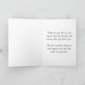 感謝気にす感謝している サンキューカード (内部)