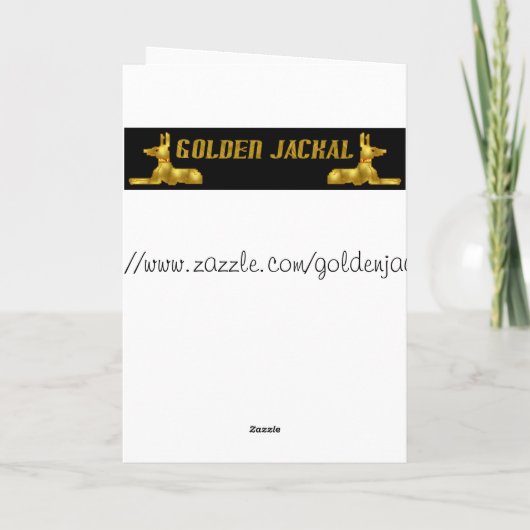 感謝気にの気持ち感謝してい馬 サンキューカード (裏面)