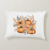 感謝水カラーカボチャ花パターン アクセントクッション (裏面)