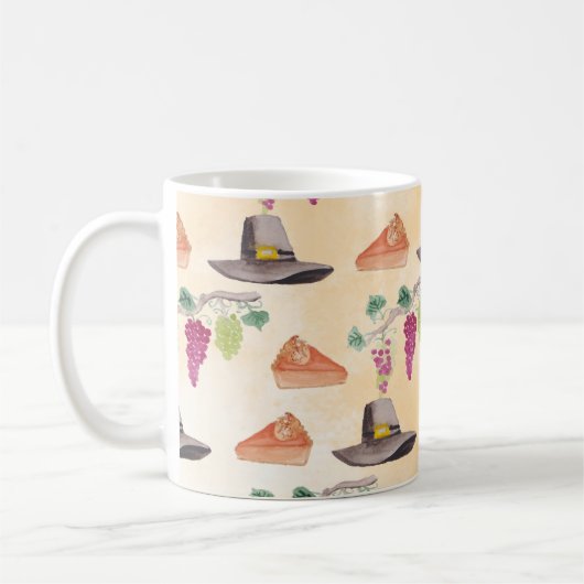 感謝水カラー コーヒーマグカップ (左)