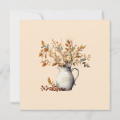 感謝水素朴色秋フレンドシップ 招待状 (裏面)