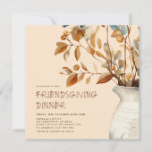 感謝水素朴色秋フレンドシップ 招待状 (正面)