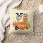 感謝犬感謝祭ハーベストカボチャ クッション (ブランケット)