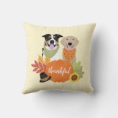 感謝犬感謝祭ハーベストカボチャ クッション (裏面)