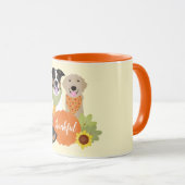 感謝犬感謝祭ハーベストカボチャ マグカップ (正面右)