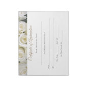 感謝状の破遠くに裂 ノートパッド (回転)