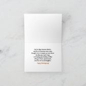 感謝状の贈り物カードへの感謝の気持ち カード (内部)