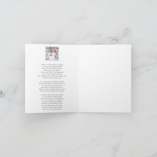 感謝状を移動し遠くにただけだ サンキューカード (内部)