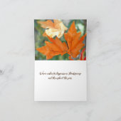 感謝状カードMr. Bickles The Squirrel 5 x 7" サンキューカード (内部)