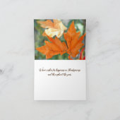 感謝状カードMr. Bickles The Squirrel 5 x 7" サンキューカード (内部)