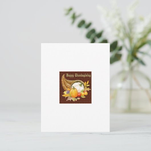 感謝状グリーティングカード ノートカード (スタンド正面)