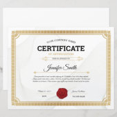 感謝状テンプレート (正面/裏面)