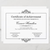 感謝状テンプレート (正面/裏面)