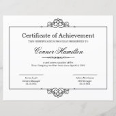 感謝状テンプレート (正面)