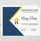 感謝状テンプレート (正面/裏面)