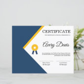 感謝状テンプレート (スタンド正面)