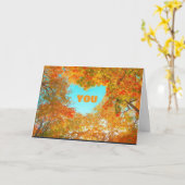 感謝状 カード (黄色い花)