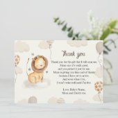 感謝状 ライオン リトルキング オーダーメイド 招待状 (スタンド正面)