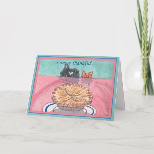 感謝状、犬と猫のパイホイストの計画 シーズンカード (正面)