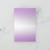 感謝状 - 紫いろの色彩 サンキューカード (内部)