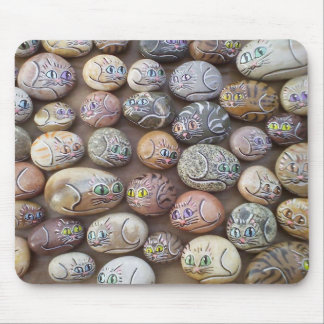 感謝猫の石 マウスパッド