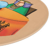 感謝用ユーモアガラスの切断板 カッティングボード (角)