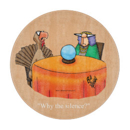 感謝用ユーモアガラスの切断板 カッティングボード