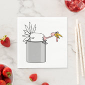 感謝疲れたトルコの料理ポットユーモア スタンダードランチョンナプキン (インサイチュ)