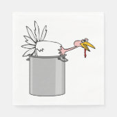 感謝疲れたトルコの料理ポットユーモア スタンダードランチョンナプキン (正面)