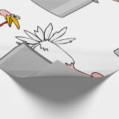 感謝疲れたトルコの料理ポットユーモア ラッピングペーパー