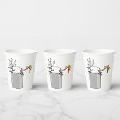 感謝疲れたトルコの料理ポットユーモア 紙コップ